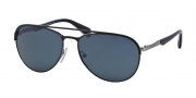 Prada PR 51QS Sunglasses Sunglasses - 1BO0A9 Matte Black / Gunmetal / Grey