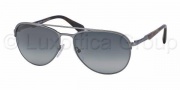 Prada PR 51QS Sunglasses Sunglasses - LAl2D0 Brushed Gunmetal Demi Shiny / Grey Gradient