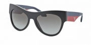 Prada PR 28QS Sunglasses Sunglasses - TKE0A7 Black / Gradient Grey