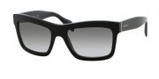 Prada PR 25QS Sunglasses Sunglasses - 1AB0A7 Black / Grey Gradient