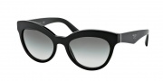 Prada PR 23QS Sunglasses Sunglasses - 1AB0A7 Black / Grey Gradient