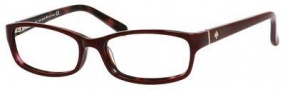 Kate Spade Narcisa Eyeglasses Eyeglasses - 0W73 Dark Red Pink Tortoise