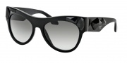 Prada PR 22QS Sunglasses Sunglasses - 1AB0A7 Black / Grey Gradient
