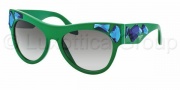 Prada PR 22QS Sunglasses Sunglasses - SMP0A7 Green / Grey Gradient