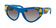 Prada PR 21QS Sunglasses Sunglasses - SMO0A7 Blue / Grey Gradient