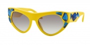 Prada PR 21QS Sunglasses Sunglasses - TFA0A7 Yellow / Grey Gradient