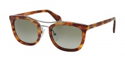 Prada PR 17QS Sunglasses Sunglasses - 4BW1X1 Light Havana / Brown Gradient