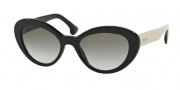 Prada PR 15QS Sunglasses Sunglasses - 1AB0A7 Black / Grey Gradient