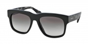 Prada PR 14QS Sunglasses Sunglasses - 1AB0A7 Black / Grey Gradient