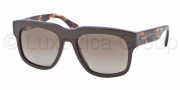 Prada PR 14QS Sunglasses Sunglasses - DHO1X1 Brown / Brown Gradient