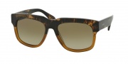 Prada PR 14QS Sunglasses Sunglasses - RO41X1 Spotted Brown / Matte Brown / Brown Gradient