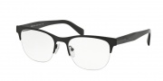 Prada PR 54RV Eyeglasses Eyeglasses - DG01O1 Black Rubber