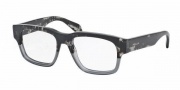 Prada PR 19QV Eyeglasses Eyeglasses - RO31O1 Spotted Black on Matte Grey