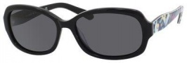 Kate Spade Darya/P/S Sunglasses Sunglasses - X74P Black Floral (RA gray polarized lens)