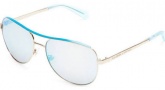Kate Spade Dusty/S Sunglasses Sunglasses - 03YG Gold (GQ turquoise mirror lens)