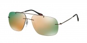 Prada Sport PS 55PS Sunglasses Sunglasses - ROU2D2 Matte Brown / Grey Mirror Rose Gold