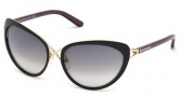 Tom Ford FT0321 Sunglasses Daria Sunglasses - 32B Gold / Smoke Gradient