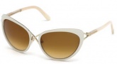 Tom Ford FT0321 Sunglasses Daria Sunglasses - 32F Gold / Brown Gradient