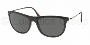 Prada Sport PS 01PS Sunglasses Sunglasses - 1BO1A1 Black Demi Shiny / Grey