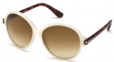 Tom Ford FT0343 Sunglasses Milena Sunglasses - 20F Grey / Brown Gradient