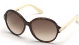 Tom Ford FT0343 Sunglasses Milena Sunglasses - 56F Havana / Brown Gradient