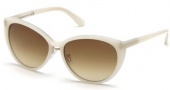 Tom Ford FT0345 Sunglasses Gina Sunglasses - 20F Grey / Brown Gradient