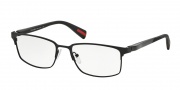 Prada Sport PS 50FV Eyeglasses Eyeglasses - DG01O1 Black Rubber