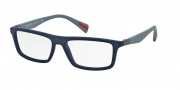 Prada Sport PS 02FV Eyeglasses Eyeglasses - TFY1O1 Blue Rubber