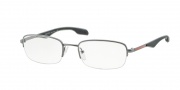 Prada Sport PS 51EV Eyeglasses Eyeglasses - 7CQ1O1 Gunmetal Demi Shiny