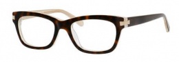 Kate Spade Zenia Eyeglasses Eyeglasses - 0JBY Tortoise Gold Sparkle