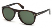 Tom Ford FT0347 Sunglasses Kurt Sunglasses - 56R Havana / Green Polarized