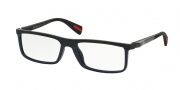 Prada Sport PS 53EV Eyeglasses Eyeglasses - MA31O1 Black Demi Shiny