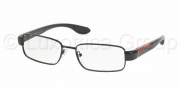 Prada Sport PS 52EV Eyeglasses Eyeglasses - 1BO1O1 Black Demi Shiny