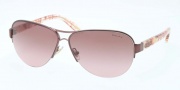 Ralph by Ralph Lauren RA4095 Sunglasses Sunglasses - 403/14 Burgundy Gold / Brown Gradient Pink