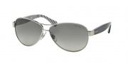 Ralph by Ralph Lauren RA4096 Sunglasses Sunglasses - 102/11 Light Silver / Grey Gradient