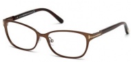 Tom Ford FT5282 Eyeglasses Eyeglasses - 048 Shiny Dark Brown