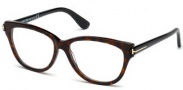 Tom Ford FT5287 Eyeglasses Eyeglasses - 055 Coloured Havana