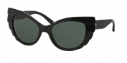 Tory Burch TY9031 Sunglasses Sunglasses - 50171 Black / Green Solid