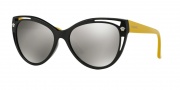 Versace VE4267 Sunglasses Sunglasses - GB1/6G Black / Grey Silver Mirror