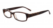 Bebe BB5063 Eyeglasses Hugs Eyeglasses - Topaz Brown