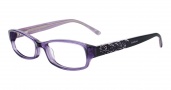 Bebe BB5063 Eyeglasses Hugs Eyeglasses - Purple Crystal