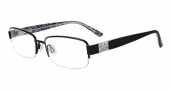 Bebe BB5061 Eyeglases Heiress Eyeglasses - Jet Black