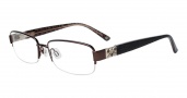 Bebe BB5061 Eyeglases Heiress Eyeglasses - Topaz Brown