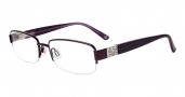 Bebe BB5061 Eyeglases Heiress Eyeglasses - Plum Purple