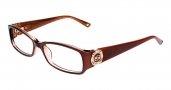 Bebe BB5060 Eyeglasses Glitzy Eyeglasses - Topaz Brown