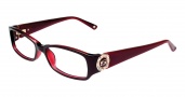 Bebe BB5060 Eyeglasses Glitzy Eyeglasses - Ruby Red