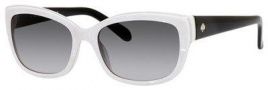 Kate Spade Johanna/S Sunglasses Sunglasses - 0X95 Pearl White (Y7 gray gradient lens)