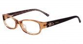 Bebe BB5053 Eyeglasses Funny Eyeglasses - Topaz Brown