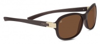 Serengeti Isola Sunglasses Sunglasses - 7942 Sanded Crystal Brown / Polarized Drivers