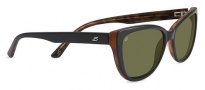 Serengeti Sophia Sunglasses Sunglasses - 7890 Sophia Shiny Black / Tortoise / Polarized 555nm